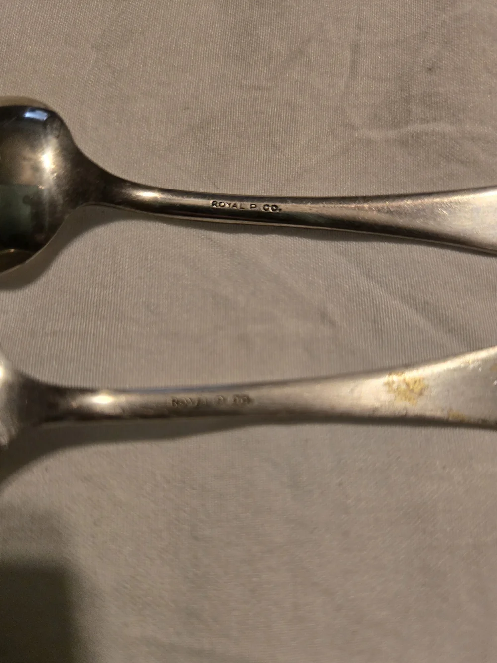 Antique Royal Plate Company Silverplate Demitasse Tea Spoons – Set of 2